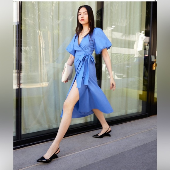 NWT Reformation Olea Dress - Dusk - Picture 1 of 5